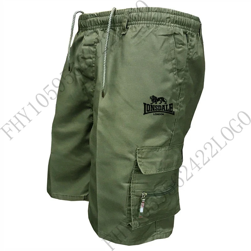 Men's Summer Quick-Dry Cargo Shorts /Men's Multi-Pocket Workout Shorts