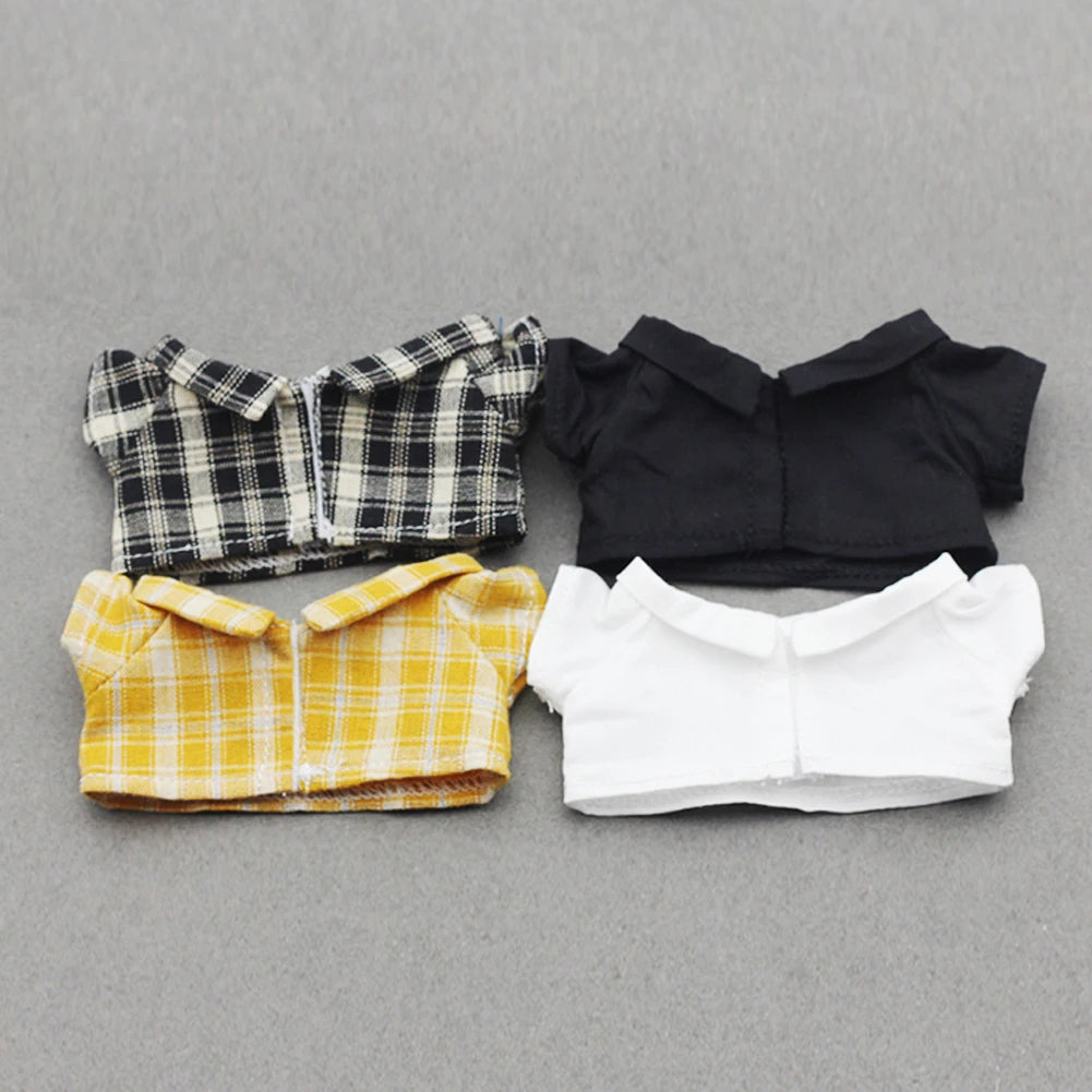 EXO Labubu Doll Outfit – 15/17cm Shirt & Shorts Set