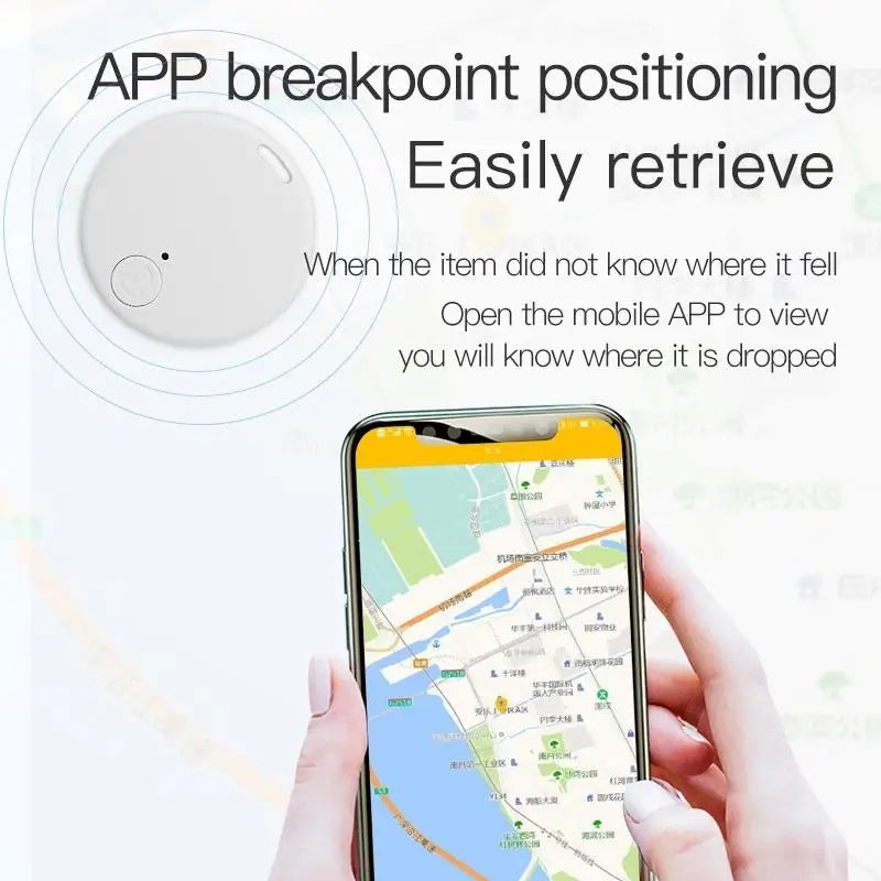 Mini GPS Tracker Tag – Pet, Kid & Key Finder / Mini Anti-lost GPS Tag – Dog, Child & Wallet Finder