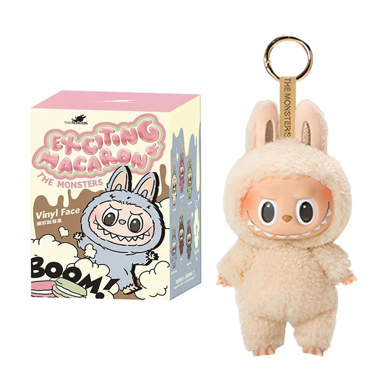 Labubu Macaron Keychain – Blind Box Collectible Toy