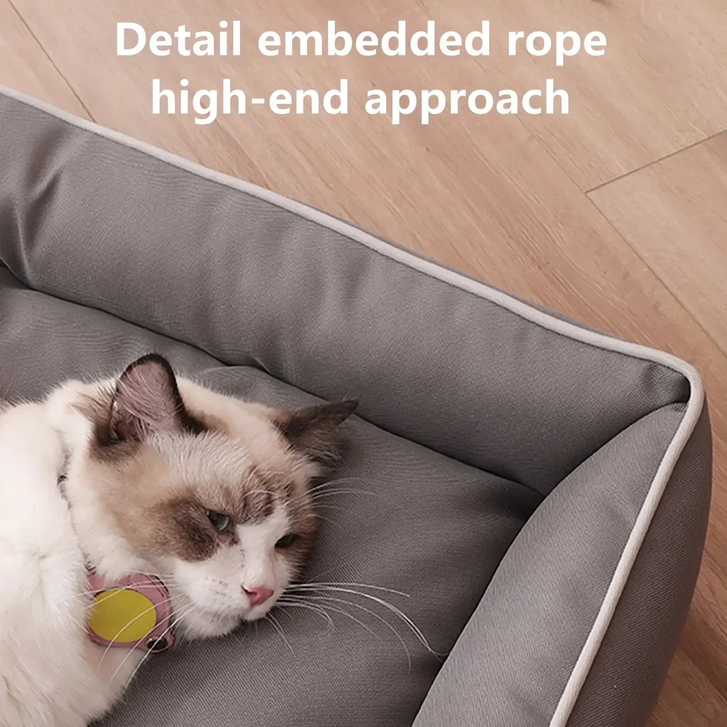 Waterproof 4-Season Dog Bed – Oxford Fabric & PP Cotton