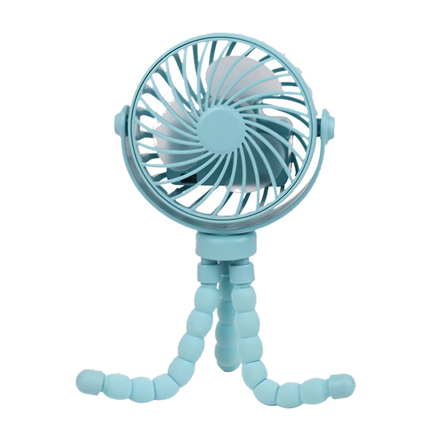 Mini Handheld Portable Octopus Fan Multi Functional Five In One Eyelash Fan Silent Home Dormitory Baby Stroller Multiple Scenes