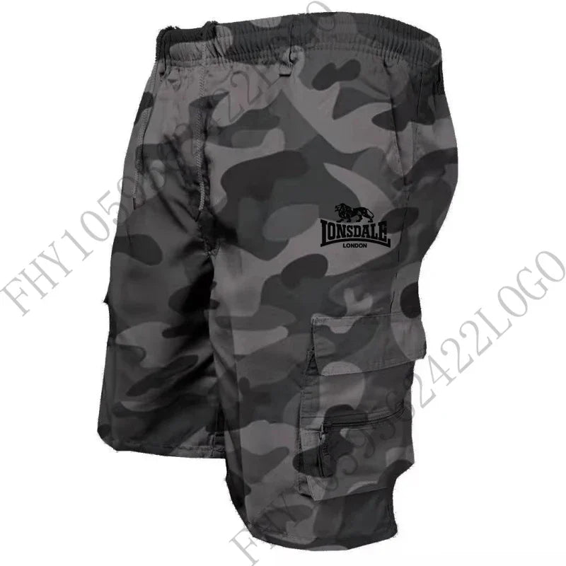 Men's Summer Quick-Dry Cargo Shorts /Men's Multi-Pocket Workout Shorts