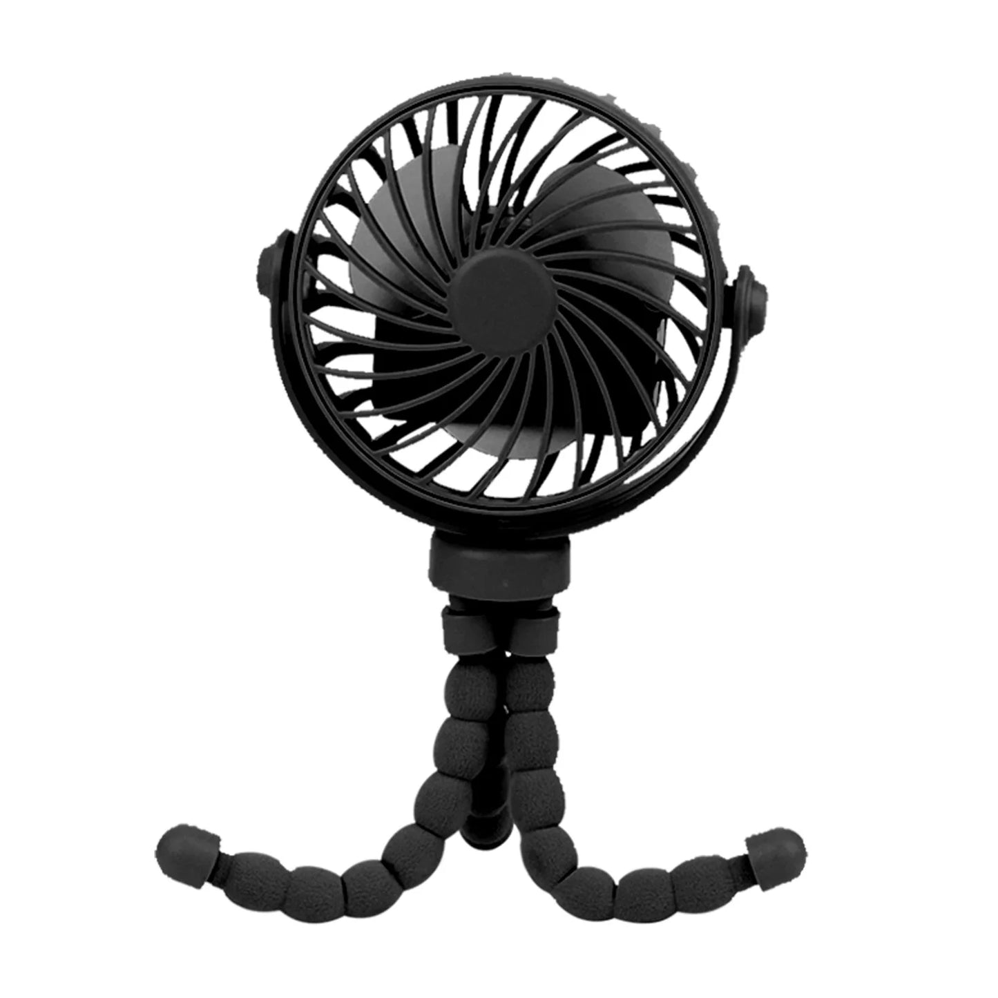 Mini Handheld Portable Octopus Fan Multi Functional Five In One Eyelash Fan Silent Home Dormitory Baby Stroller Multiple Scenes