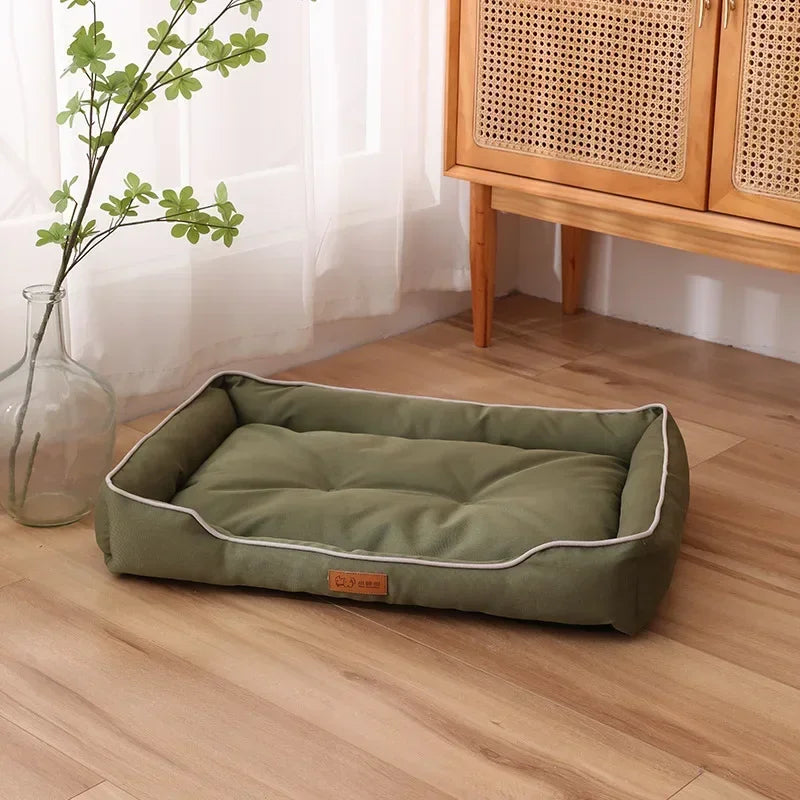 Waterproof 4-Season Dog Bed – Oxford Fabric & PP Cotton
