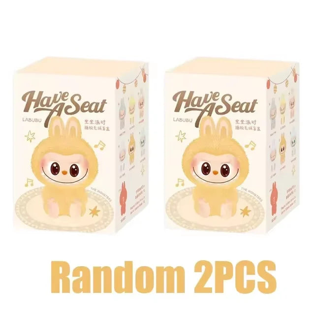 Labubu Macaron Keychain – Blind Box Collectible Toy