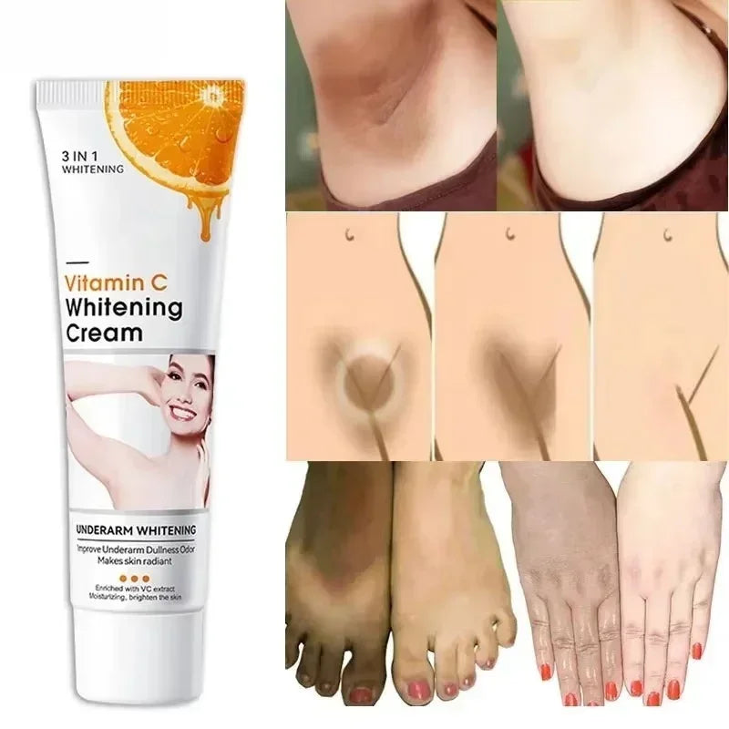 GlowUp Cream – Brighten Intimate & Dark Spots Fast / Whitening Cream for Intimate & Underarm Areas – Smooth & Confident Skin