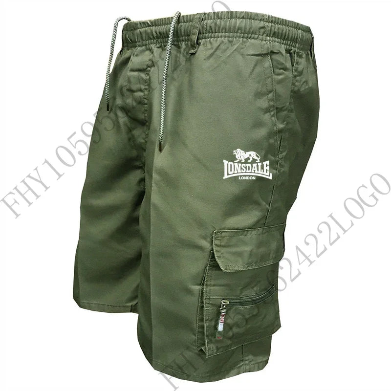 Men's Summer Quick-Dry Cargo Shorts /Men's Multi-Pocket Workout Shorts