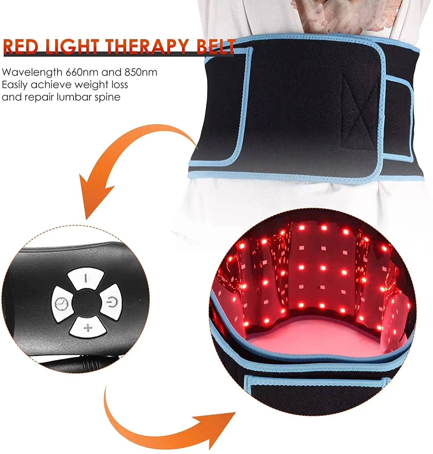 🔥 Say Goodbye to Belly Fat & Back Pain- Anti-degeneration! Introducing the ALLEVARED Infrared Light Therapy Belt – 2025 New Design 💥