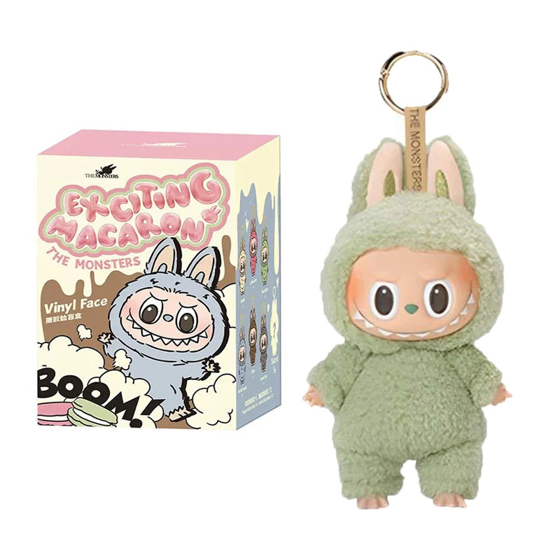 Labubu Macaron Keychain – Blind Box Collectible Toy