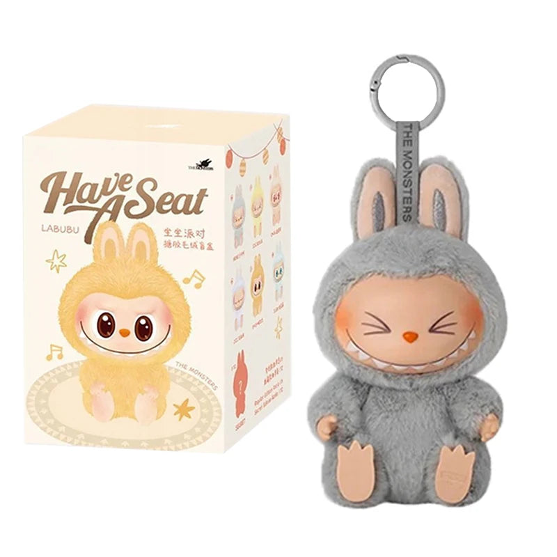 Labubu Macaron Keychain – Blind Box Collectible Toy