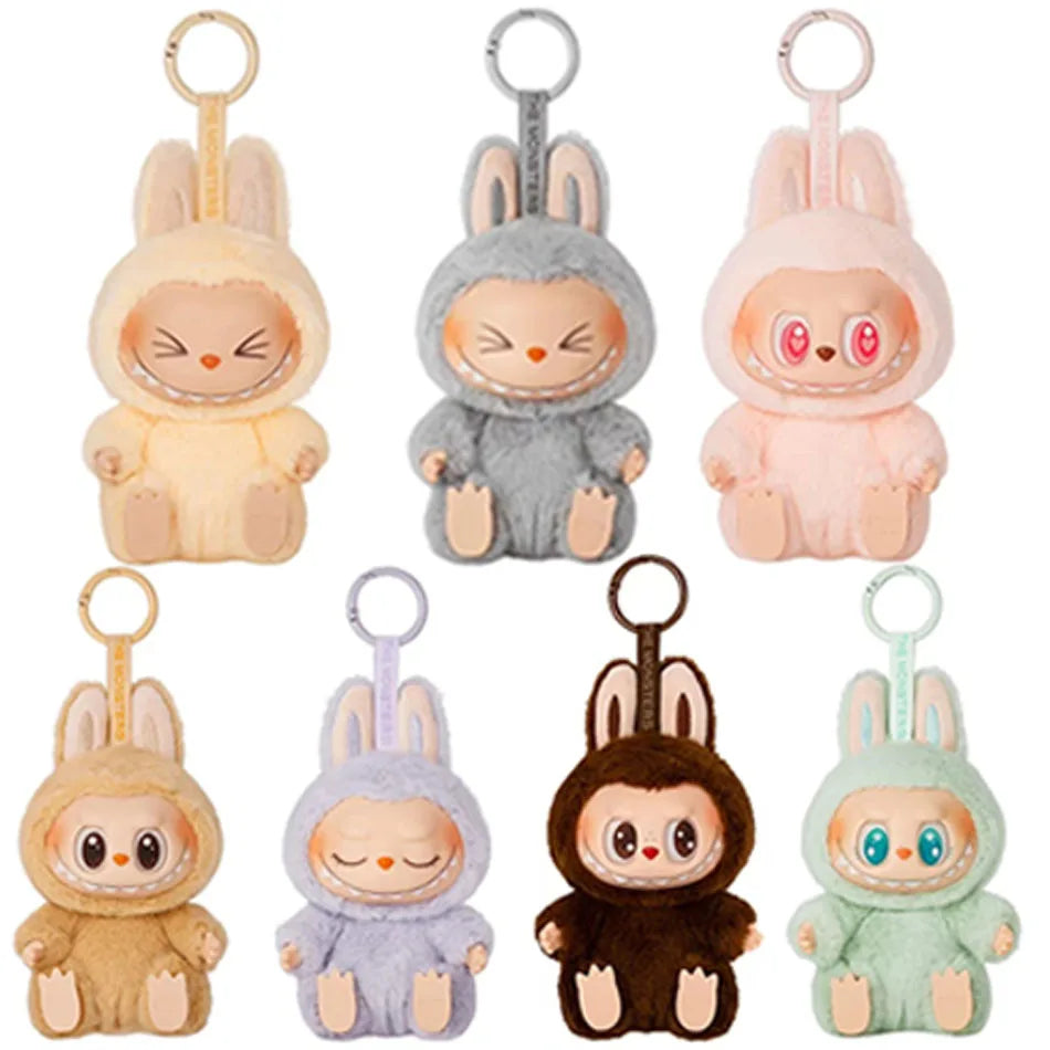 Labubu Macaron Keychain – Blind Box Collectible Toy