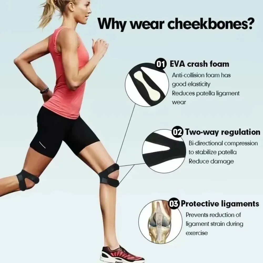 Sports knee brace/ Adjustable Patella Knee Strap