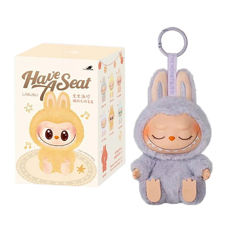 Labubu Macaron Keychain – Blind Box Collectible Toy