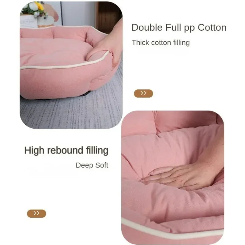 Fluffy Dog Sofa Bed for Small Breeds (PET)