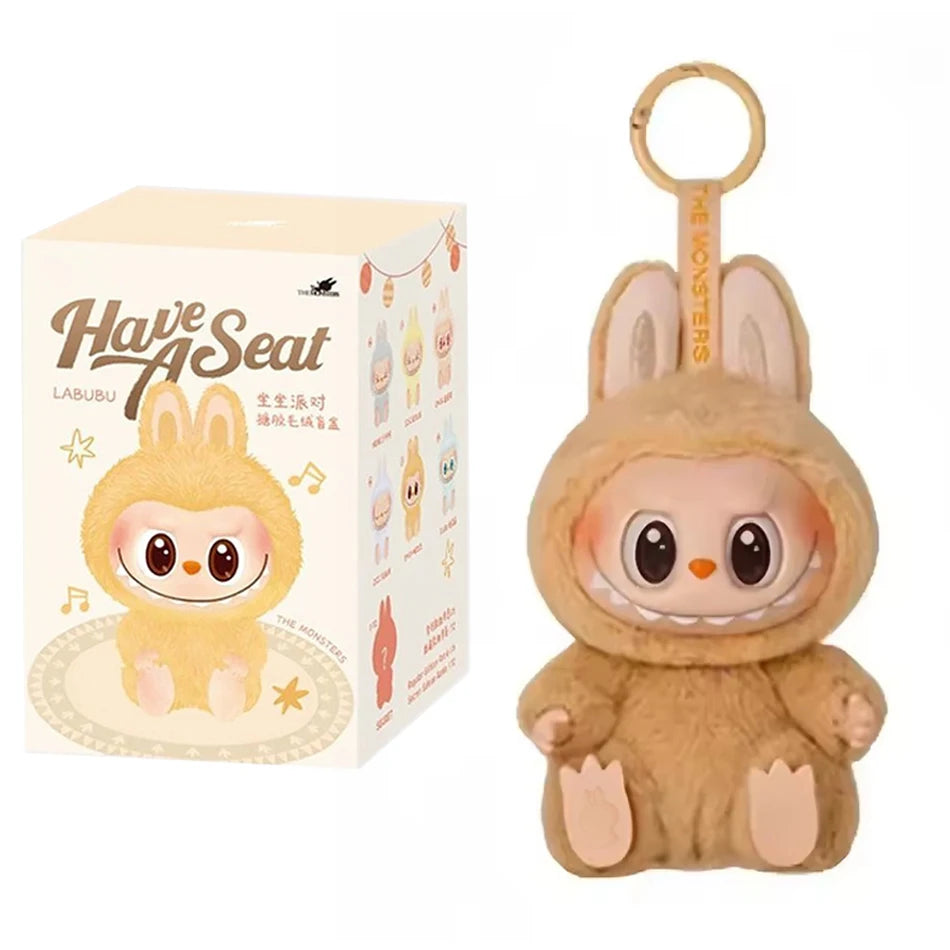Labubu Macaron Keychain – Blind Box Collectible Toy