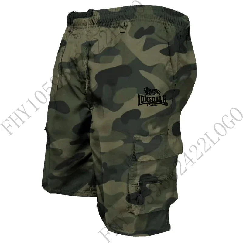 Men's Summer Quick-Dry Cargo Shorts /Men's Multi-Pocket Workout Shorts