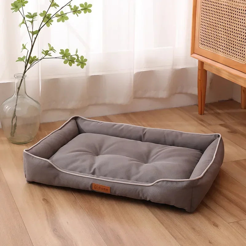 Waterproof 4-Season Dog Bed – Oxford Fabric & PP Cotton