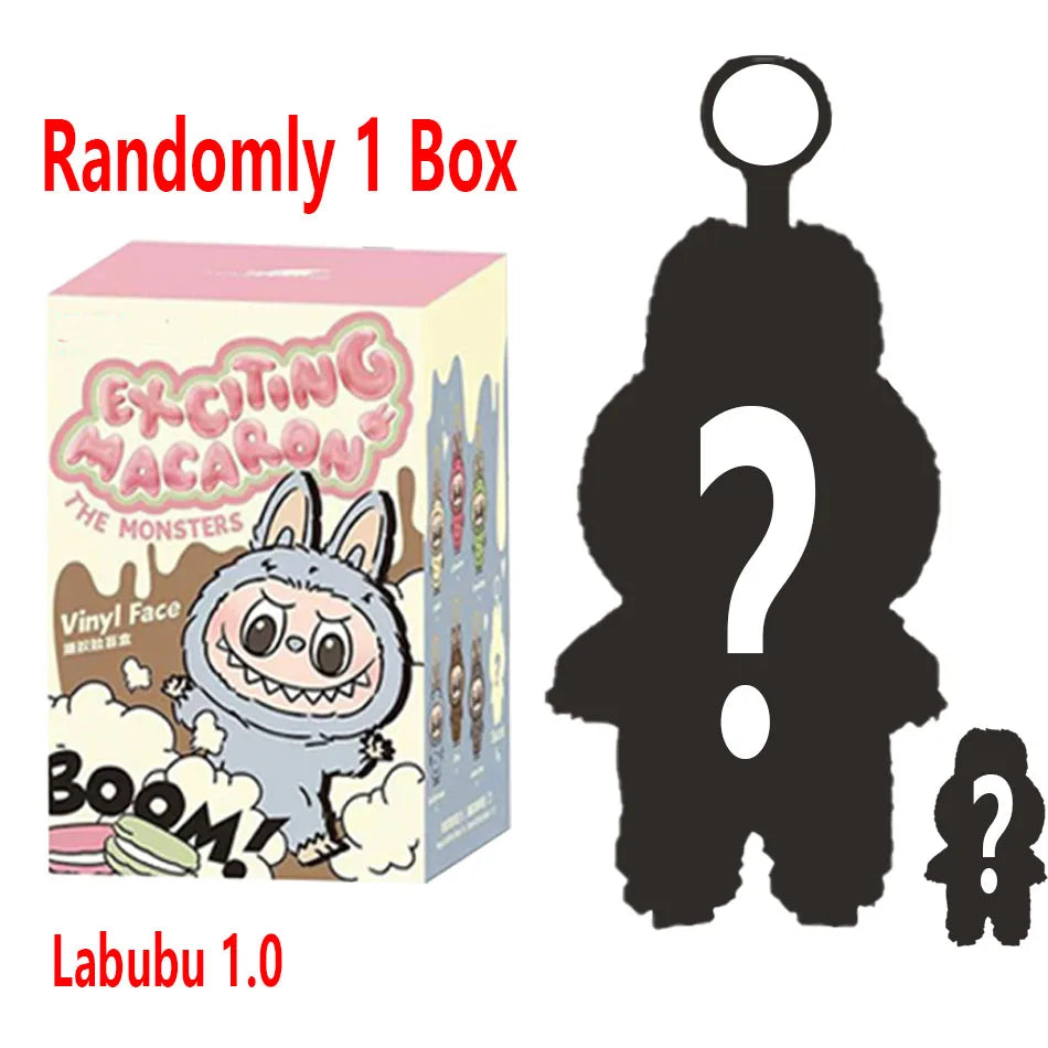 Labubu Macaron Keychain – Blind Box Collectible Toy