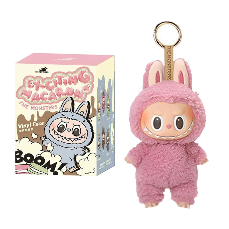 Labubu Macaron Keychain – Blind Box Collectible Toy