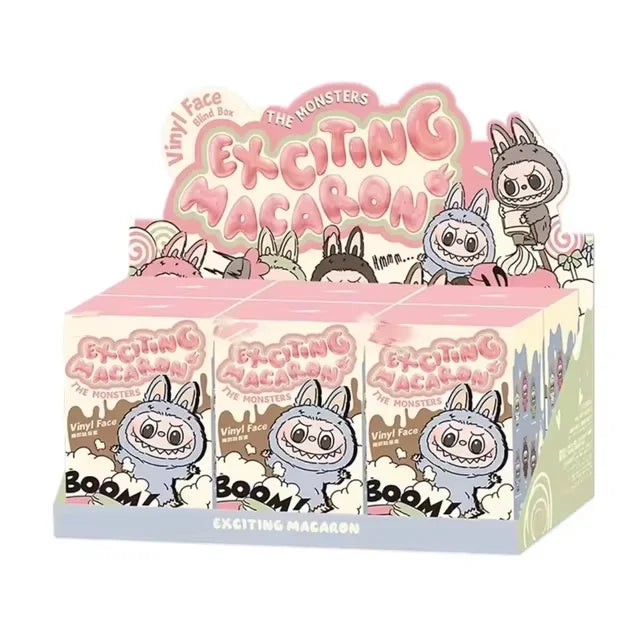 Labubu Macaron Keychain – Blind Box Collectible Toy