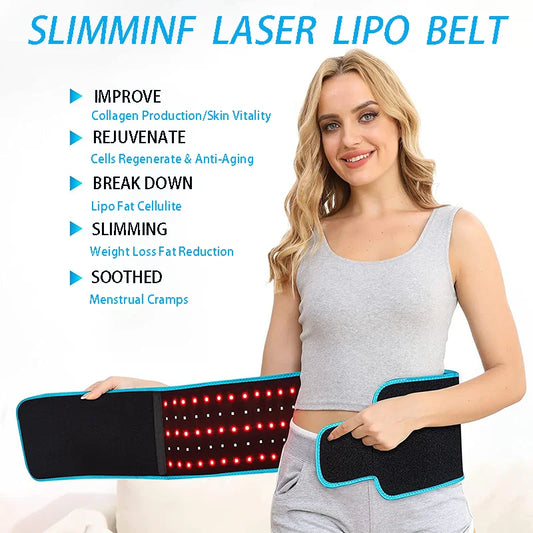 🔥 Say Goodbye to Belly Fat & Back Pain- Anti-degeneration! Introducing the ALLEVARED Infrared Light Therapy Belt – 2025 New Design 💥