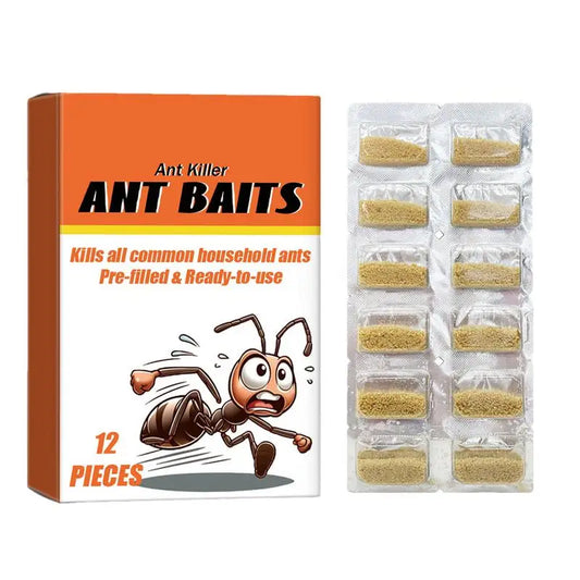 12PCS Safe Ant Bait Traps – Pet-Friendly & Multi-Use for Home & Garden