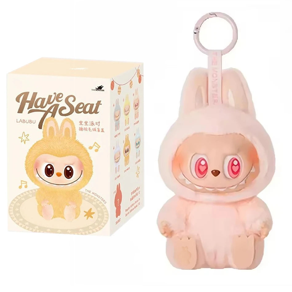 Labubu Macaron Keychain – Blind Box Collectible Toy